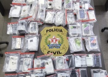 Golpe no Mercado Livre: quase 100 celulares desviados são recuperados pela Polícia Civil de Poços