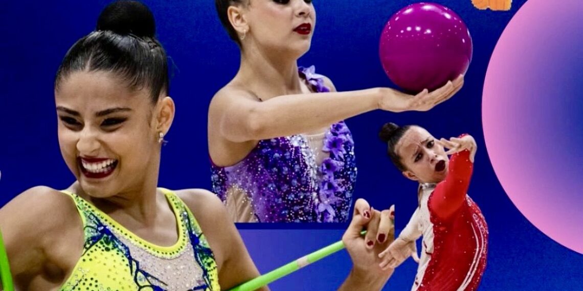 Atletas de Poços de Caldas conquistam prata na ginástica rítmica dos Jogos da Juventude