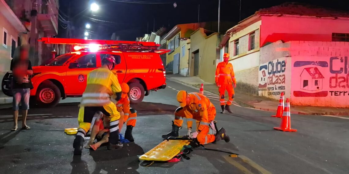 Acidente entre carro e bicicleta na região deixa ciclista ferido