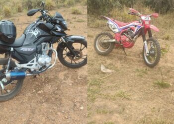 PM apreende motocicletas furtadas e prende dois suspeitos em Poços de Caldas