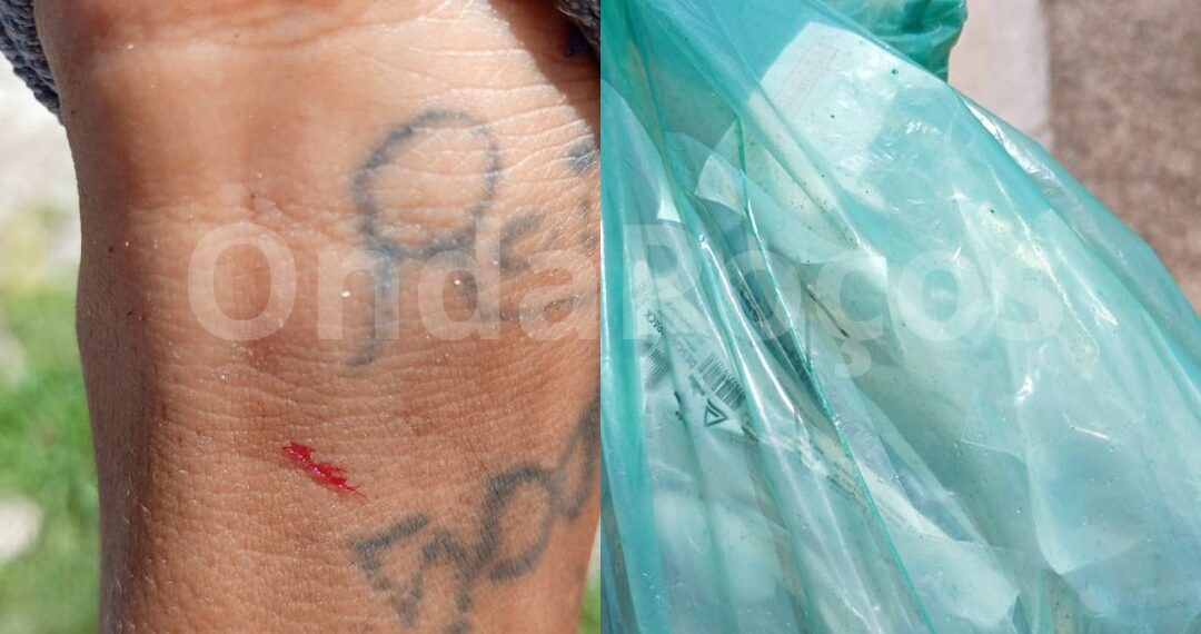 Descarte irregular de agulhas fere gari durante coleta de lixo em Poços de Caldas