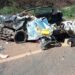 Homem morre após acidente entre carro e caminhão na SP-215