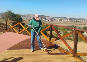Obras do Mirante da Zona Sul de Poços de Caldas entram na fase final