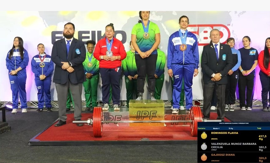 Atleta de Poços vence Sul-Americano de powerlifting e supino