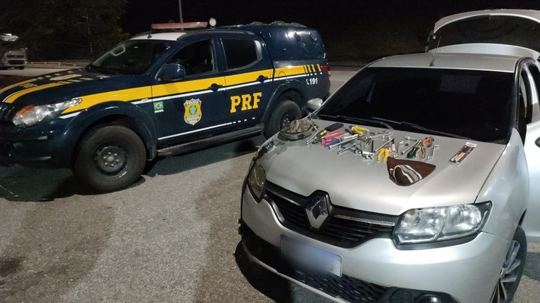 PRF frustra ação de quadrilha de furto de módulos de embreagem na BR-381
