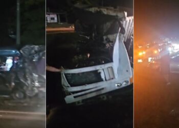 VÍDEO: Van que saiu de Poços e transportava capoeiristas é atingida por caminhão em grave acidente na SP-340; mulher morreu no local