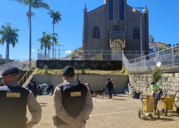 Nova operação é realizada no pátio da Igreja de São Benedito de Poços de Caldas
