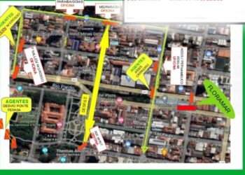 TRÂNSITO: Diversas ruas de Poços estarão interditadas no domingo (7), confira