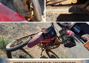 Homem é preso por conduzir motocicleta adulterada no centro de Andradas