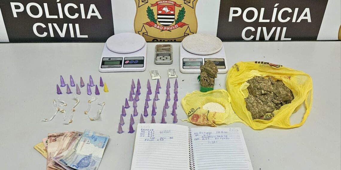 Homem é preso por tráfico após esconder drogas ao pé de árvore na região