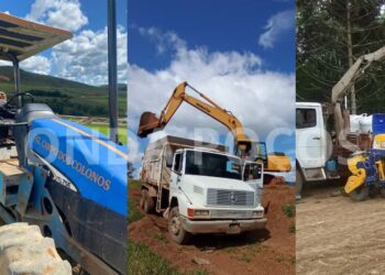 Fazenda de Poços tem prejuízo de R$ 600 mil após furto de máquinas e caminhões