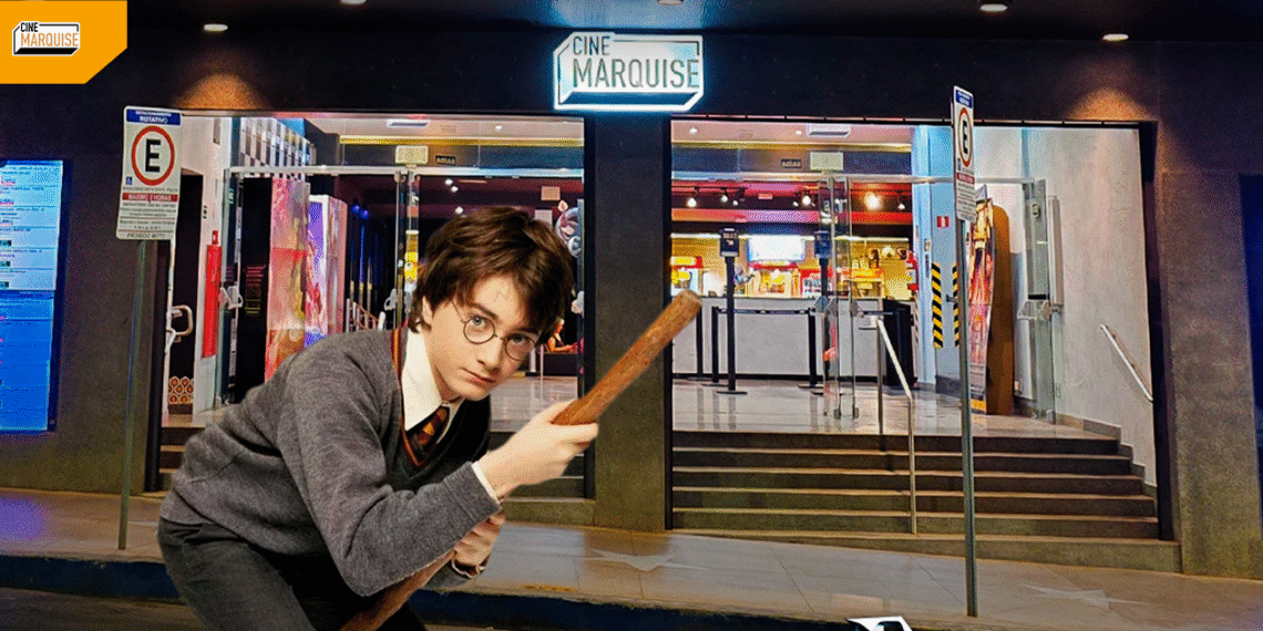 Traga sua vassoura e ganhe 20 reais para assistir Harry Potter no Cine Marquise