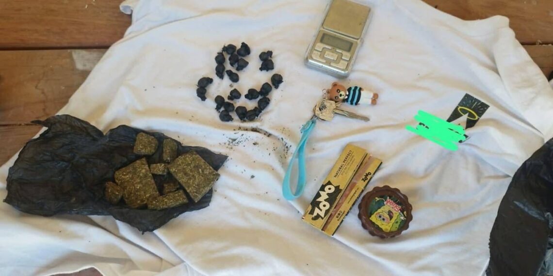 GCM apreende drogas e materiais relacionados ao tráfico no Parque Municipal de Poços