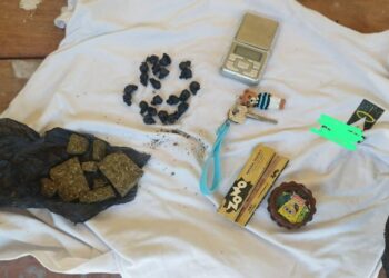 GCM apreende drogas e materiais relacionados ao tráfico no Parque Municipal de Poços