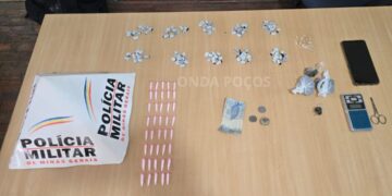 Homem é preso por tráfico de drogas em operação da PM de Poços de Caldas