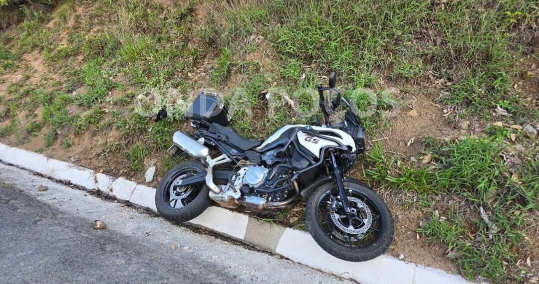 Casal fica ferido após acidente entre Poços de Caldas e Bandeira do Sul