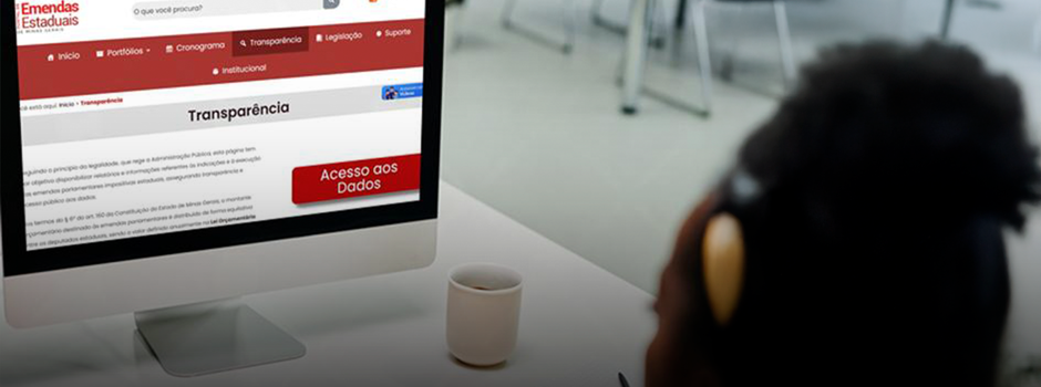 Governo de Minas lança canal de transparência sobre informações de emendas parlamentares estaduais