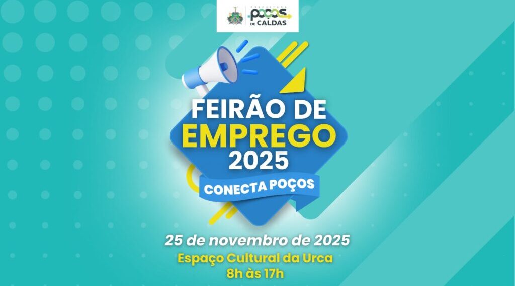 Feirão de Emprego 2025, Conecta Poços, será realizado pela Prefeitura no fim de novembro