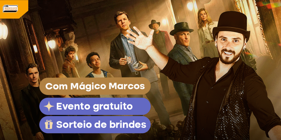 De vassouras mágicas a shows de ilusionismo, o Cine Marquise Ultravisão está redefinindo o conceito de “ir ao cinema”