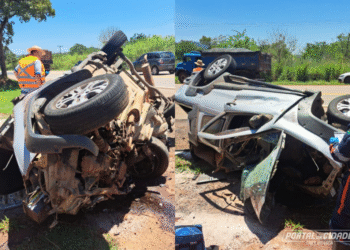 Motorista fica gravemente ferido em acidente na SP-332