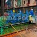 Chuva derruba enfeites da decoração de Natal de Poços de Caldas, veja fotos