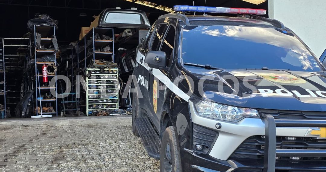 Empresa de Poços é alvo de operação contra esquema milionário de desmonte de caminhões