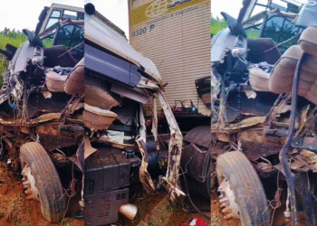 Carretas colidem e deixam uma vítima em estado grave na Fernão Dias