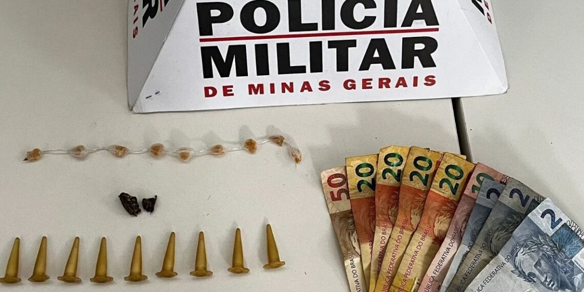 Menor é apreendido por tráfico de drogas na rua São Paulo, centro de Poços