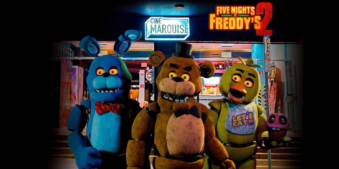 Ingresso gratuito no Cine Marquise: Vá fantasiado de FNAF 2 e ganhe sua entrada!