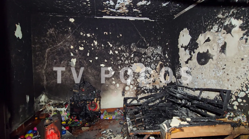 URGENTE: Criança de 2 anos e mãe ficam feridas após pai colocar fogo na casa e trancar as duas; caso aconteceu no bairro São José, em Poços