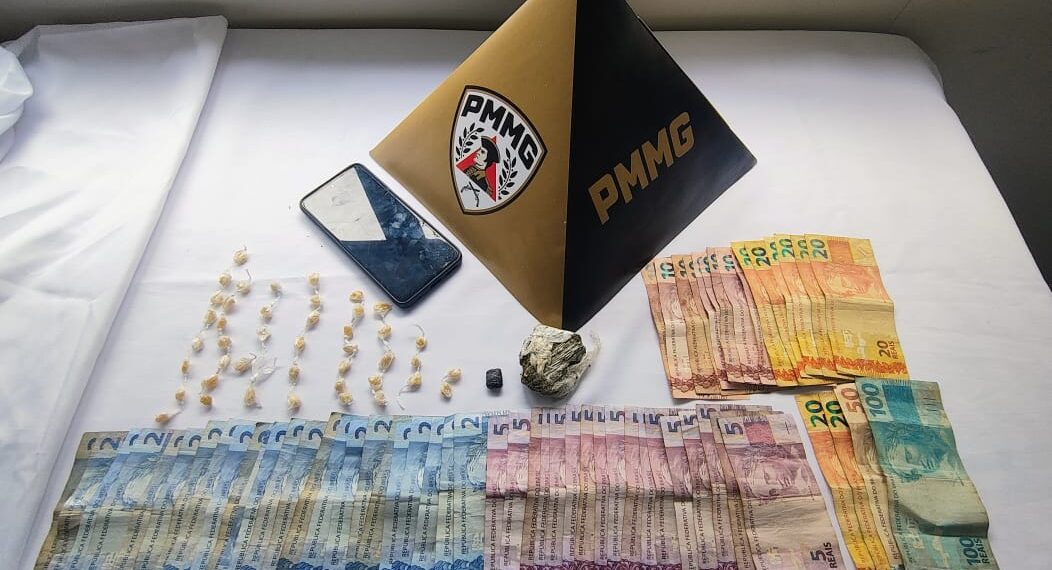 Menor é apreendido com drogas no local conhecido como Zé das Éguas, em Poços