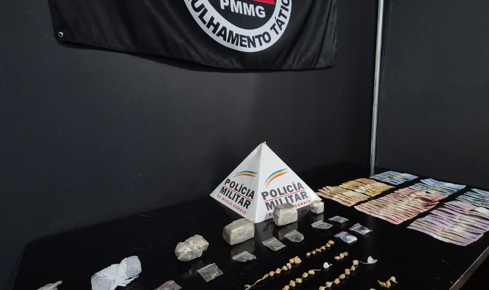 Operação da PM flagra adolescente de 15 anos com drogas prontas para venda em Poços de Caldas