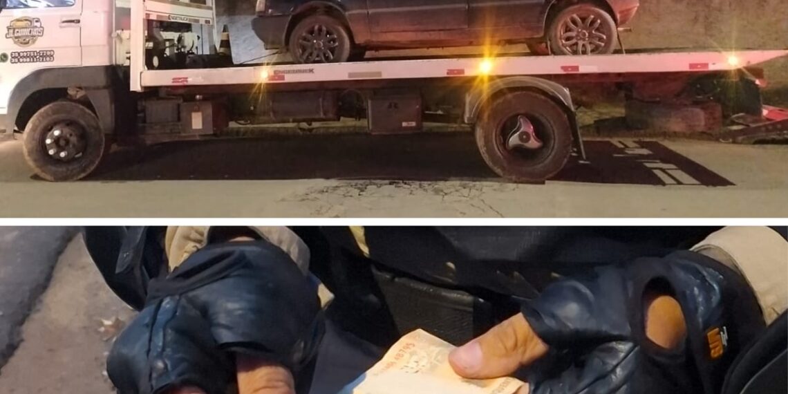 Polícia Militar prende homem, apreende drogas e veículo