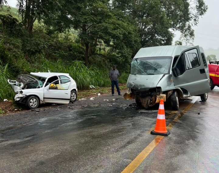 Nove pessoas ficam feridas em acidente na MG-179, no Sul de Minas