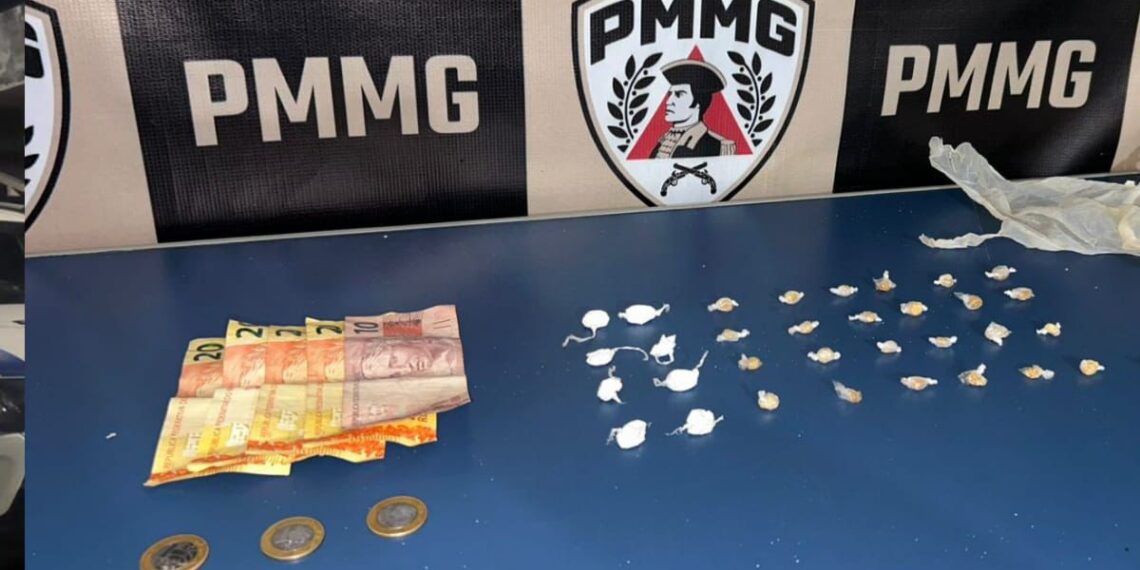 PM fecha o cerco em ponto denunciado por tráfico, apreende drogas e prende suspeito