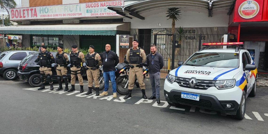 Mercado Municipal de Poços ganha base da Polícia Militar