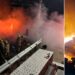 VÍDEO: Em ato heroico, bombeiros entram em depósito tomado pelas chamas e salvam cadela
