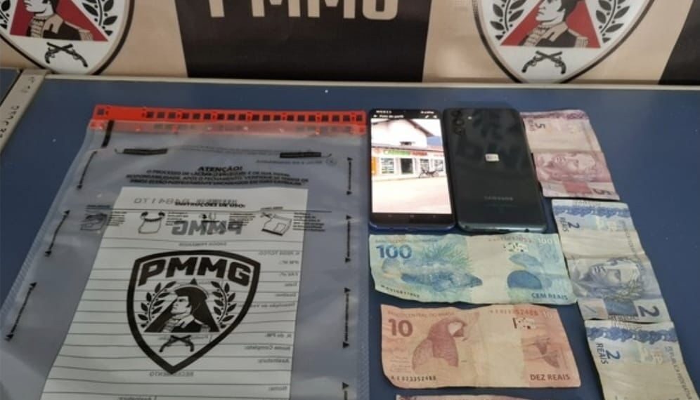Furto em farmácia termina com prisão e celulares recuperados horas depois
