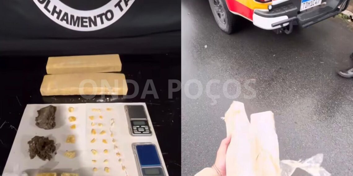 Suspeito é preso por tráfico de drogas em Poços de Caldas