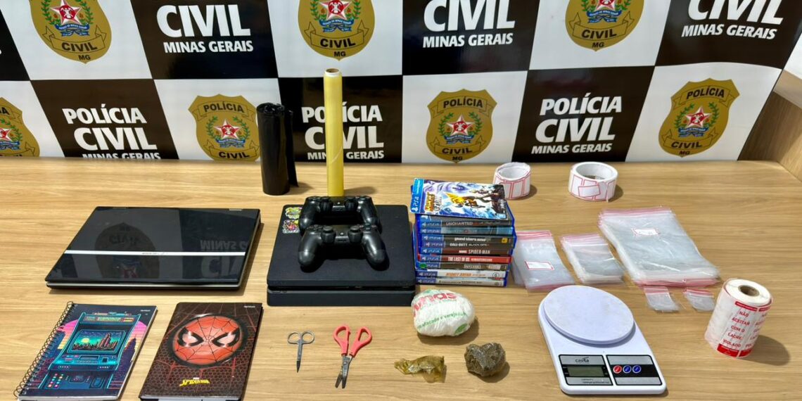Jovem é preso por tráfico de drogas na na zona sul de Poços