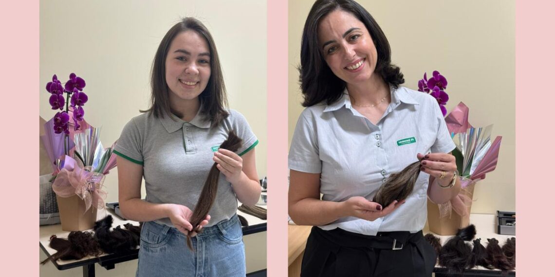Unimed Poços promove corte solidário e arrecada cabelos para confecção de perucas para pacientes oncológicas