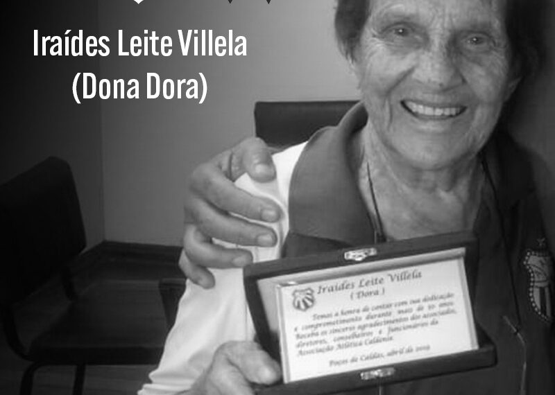 Morre “Dona Dora”, funcionária mais antiga do clube social da Caldense, aos 91 anos