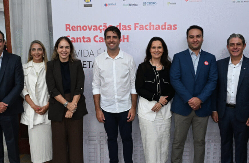 FIEMG participa de apresentação da restauração da fachada da Santa Casa BH e anuncia novos investimentos para a instituição 