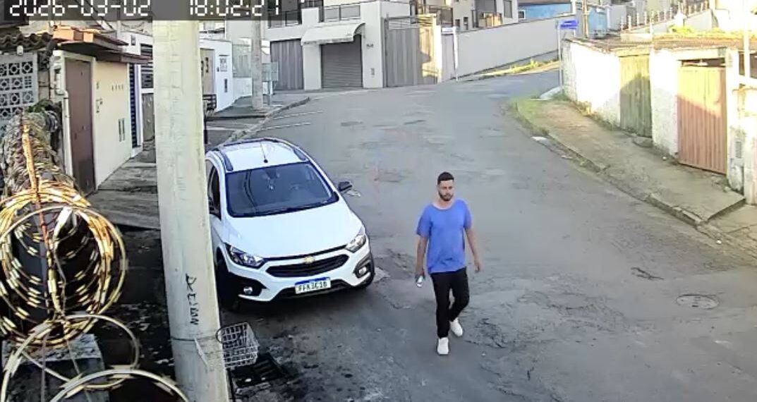 VÍDEO: Polícia Civil procura suspeito de assalto a espaço de beleza em Poços de Caldas