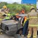 Simulado de grave acidente mobiliza equipes de emergência em Poços de Caldas