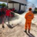 Bombeiros capacitam brigadistas em treinamento com colaboradores de empresa
