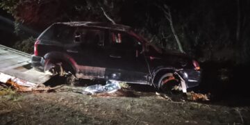 Passageiro morre após capotamento em rodovia no Sul de Minas