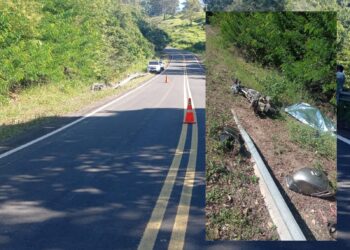 Motociclista de 35 anos morre em acidente na MGC-146