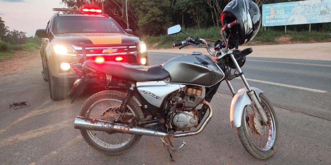 Homem é preso com motocicleta adulterada na BR-146