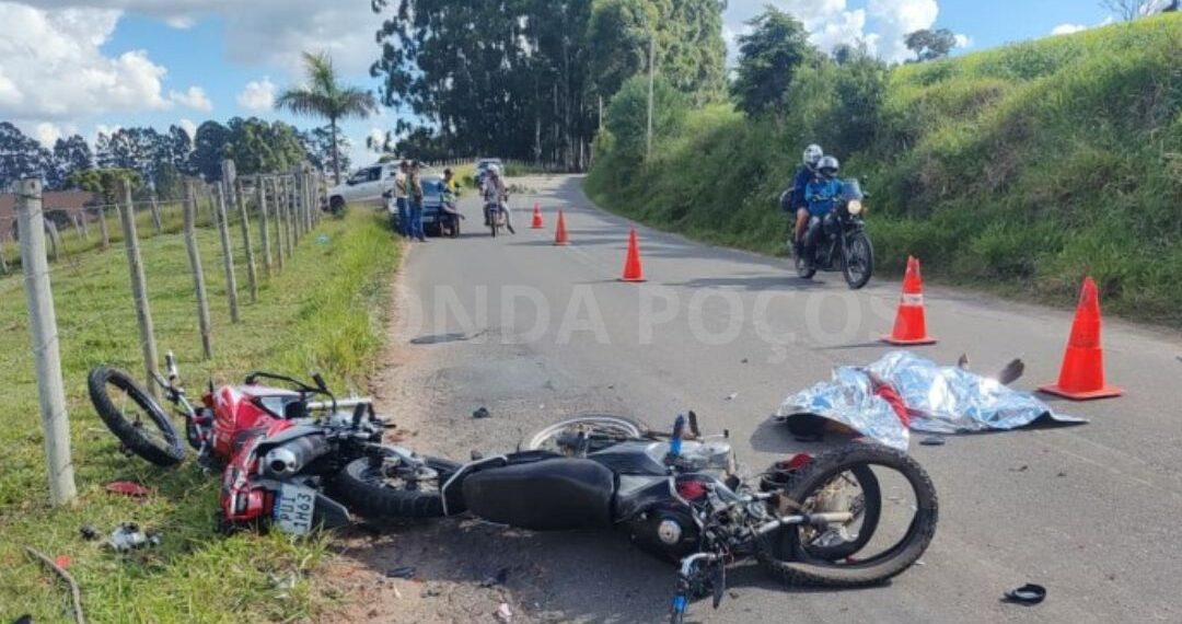 Jovem morre e outro fica ferido após acidente entre duas motos